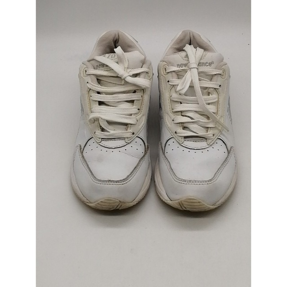 New Balance Sneakers Womens 470 White 7 Wide Leather All Terrain Running Shoes